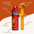 Portable fire extinguisher bottle foam Spary 500ml 1000ml mount type instant protect class A class B fire incedents use  home office car vehicle non-toxic environmentally safe ozone friendly- Essential home office car vehicle fire protector ISO9001. 