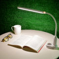 24 LEDs Clamp Clip Light Table Lamp Eye Protec-tion Stepless Dimmable Bendable USB Powered Touch Sensor Control Brightness Adjustable Flexible Lamp Desk Reading Working Studying 5W. 