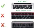 / English Letter Silicone Keyboard Cover Protector Skin For Macbook Air 13 13.3 For Macbook Pro 13 15 17 With Retina 2015. 