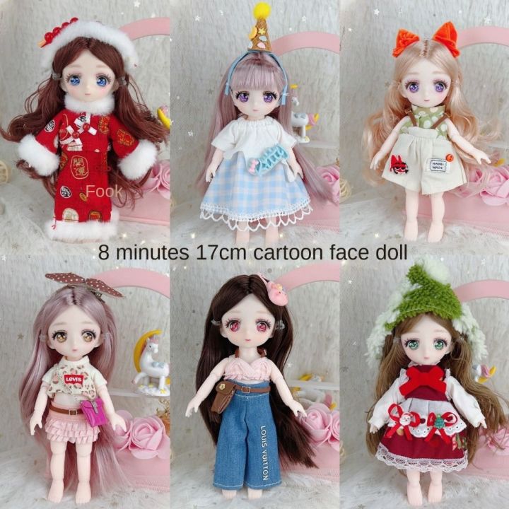 Movable Doll Role-playing toys Movable Joints Simulated BJD Doll Lifelike Colorful ...