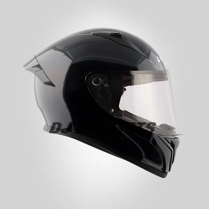 Vega%20Bolt%20Full%20Face%20Helmet%20(Solid%20Black%20)%20-%20Image%203