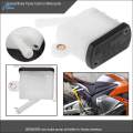 Motorcycle rear brake master cylinder tank oil reservoir. 