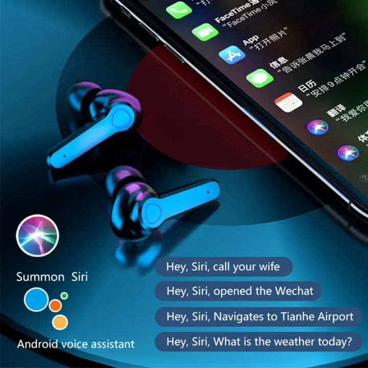 M19%20TWS%20Bluetooth%20Earbuds%20Wireless%20Headset%20Earphone%20Intelligent%20Touch%20Control%20Waterproof%20LED%20Display%20With%20Mic%20-%20Image%202