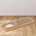Cat Scratchers Cardboard Scratching Lounge Bed Grinding Claw Scratch Pad Toy 37cmx12cmx2cm. 
