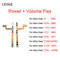 Volume on/off key 3 X67697 X66X693 XP Pro 023 VI0 11 1Note 1finix for In2 5G 2695 X6 X672 Power on and off button flexible cable. 