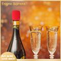 Enigma- Sil Corks 2 Pcs Sil Stoppers Leakproof Reusable Bottle Corks for Champagne Universal Fresh-keeping Seal Food Grade Material Buyers' Favorite Reusable Stopper. 