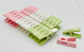 24 Pcs Best Quality Cloth Pegs / Cloth Clips Heavy Plastic Multi-Colors 24 Pcs In One Set Antique Design For Modern Dress. 