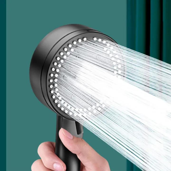 VILOYI%208%20Modes%20High-Pressure%20Shower%20Head%20Fall%20Resistance%20Black%20Handheld%20Showerhead%20Water%20Saving%20Bathroom%20Shower%20Accessories%20-%20Image%205
