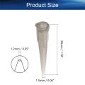 Easy to use Syringe Needle Plastic Tapered Pinhead Tip Dispensing Fill Needle Glue Liquid Dispenser Needles 14G/16G for Oil or Glue Applicator. 