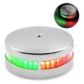 Boat Light Bi-Color Bow Light LED Navigation Lights Red & Green Stainless Steel for Marine Boat Pontoon Yacht. 