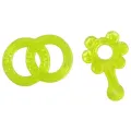 Teether Card FZ3 | Silicone Baby Teether| Multicolour | Different Shapes | Blackkito. 