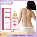 Strawberry Body Oil Smooth Dry Skin Soft Moisturizer SPA Relaxing Massage Nourishing Relieve Fatigue Fragrance Skin Care Product. 