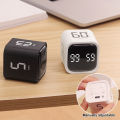 Mini Digital Productivity Cube Timer with Custom Countdown for Cooking, Fitness, Learning and Time Management. 