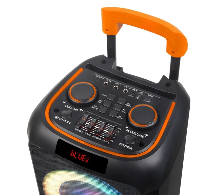 NDR%201097%20Bluetooth%20karoke%20Speaker%20party%20box%202%20Year%20Warranty%20with%20Wireless%20%20MIC,%20Remote%20control%20BLUETOOTH,%20USB,%20SD,%20FM%20,%20AUX%20,%20MIC%20INPUT%20RECHARGEABLE%20BATTARY%20Dual%208%20INCH%20WOOFER%20SIZE%20%2024*11INCH%20%20Bluetooth%20Karaoke%20Speaker%20-%20Image%2010