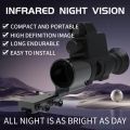 850nm Laser flashlight Infrared full-color 500W pixel NV4AS all-black thermal vision Hunting night vision 300M. 