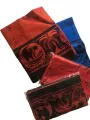Batik Sarong Lungi for Men - Brown Colour Cotton Sarong Bathik Sarong   Pre-Stitched Handmade EthnicWear. 