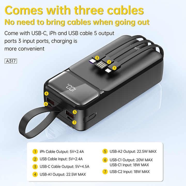 ASPOR%20A317%2030000mAh%20%2022.5W%20High%20Speed%20Built%20in%20Cable%20Power%20Bank%20-%20Image%208