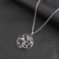 Classic Chinese Style Exquisite Hollow Auspicious Dragon Signet Pendant Necklace For Men Charm Fashion Lucky Amulet Jewelry GENGLI. 