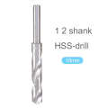 High Speed Steel Twist Drill 1/2" Milling Shank 4241 HSS Blacksmiths Bit 16mm. 