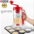 Manual Pancake Machine Cake Tools Hand Crank Blender Batter Mixer Dispenser Blender Machine Baking Tool. 