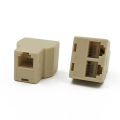 5PCS RJ12 6P6C Coupler 2 Way RJ11 Telephone Cable Splitter Adapter Suitable For Telephone. 