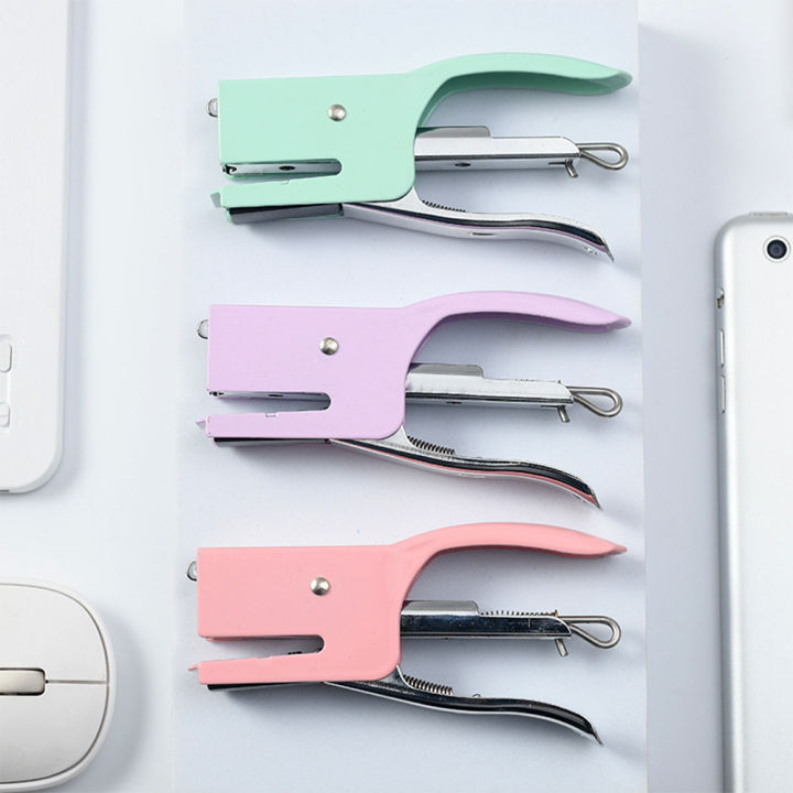 [Nice] 10# Mini Stapler With Macaron Puppy Modeling Office Learning ...