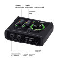 BOMGE mini 2 Channel USB Audio Interface for Recording, Streaming and Podcasting, with XLR/48V Phantom Power ,Studio Quality Audio Interface for Guitarist, Vocalist, Podcaster or Producer. 