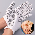 1Set Gloves Hand Reflexology Acupoint Acupressure Tools Glove Hands Reusable Mittens Household Spa Point Exfoliator Textured. 
