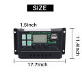 30W Solar Panel Car Van Boat Caravan Camper Trickle Portable 12V Battery Charger with 100A Controller. 