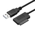JITEN USB Adapter High-Speed ROM Slimline Drive 7+6 13Pin for Laptop CD/DVD Mini Sata II Converter Cable Slimline Drive Wire Adapter Cord USB3.0 to Mini Sata Cable. 