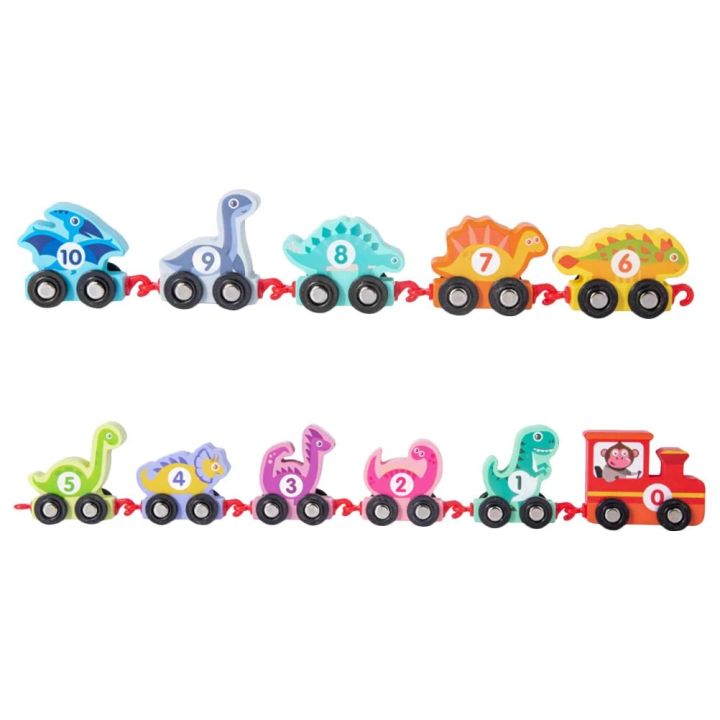 Little Train Toy Assembly Wood Animals Early Learning Toys Wooden ...