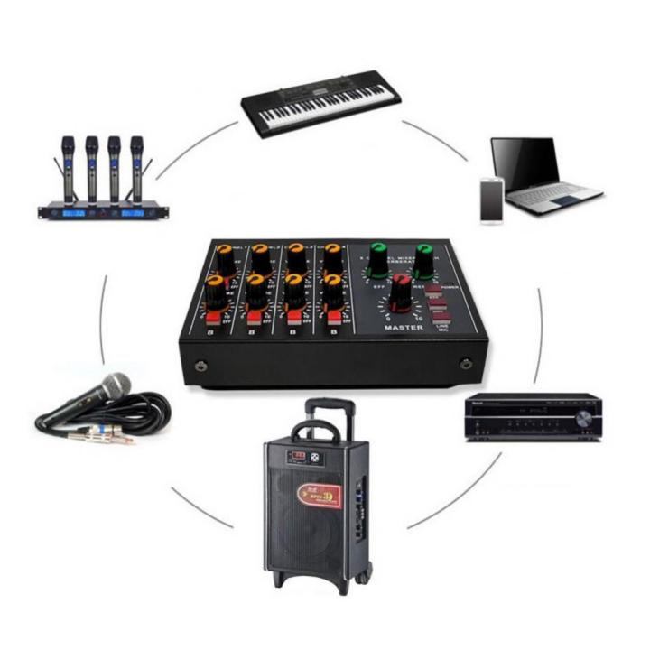 Professional%20Sound%20Mixer%20Karaoke%20Mixer%208%20Channel%20Studio%20Audio%20Dj%20Mixing%20Console%20Amplifier%20Digital%20Mini%20Microphone%20Sound%20-%20Image%203