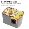 40-60Psi Water Pressure Switch Differential, 1/4 Inch Female NPT. 