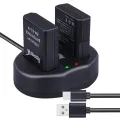 【wenfangdianpu】EN-EL14 EL14a ENEL14 ENEL14a +Charger D3200 D3300 D3500 D5100 D5300. 