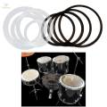 4Pcs Drumhead Skin Replacement Parts,Drum for Bongo Drum,African Black 12 13 14 16. 