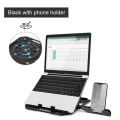 (Ready Stock) Laptop Stand Folding radiator With Phone Holder Laptop Holder Desktop Office Laptop bracket. 