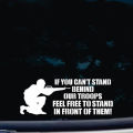 Soldier English Sentence Funny Car Vehicle Body Window Decor Decals Sticker. 