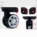 Replacement Luggage Wheels, 2 Pcs Plastic Durable Suitcase Wheels Swivel Luggage Mute Wheel Luggage Replacement. 