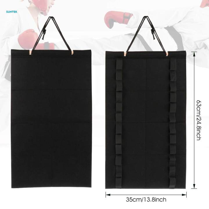 2Pcs%20Martial%20Arts%20Belts%20Organizer%20Holder%20Kids%20Wall%20Hanging%20Muay%20Thai%20-%20Image%203