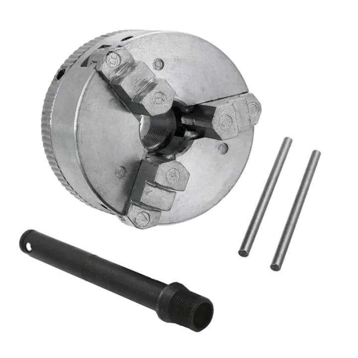 Z011%20Mini%20Drill%20Chuck%20Self-Centering%20Metal%203-Jaw%20Lathe%20Chuck%20Clamp%20Silver%20with%20for%20CNC%20Lathe%20Machine%20Tool%20-%20Image%203