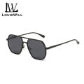 LouisWill Sunglasses Large Frame Double Beam Sunglasses TAC Polarized Sunglasses Unisex Fashion Sunglasses Driving Glasses Sunglasses Fashion Personality Sunglasses UV400 Protection Clean Vision for Men Women. 