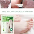 1Pair Aloe Vera Foot Mask Peeling for Legs Feet Mask Scrub Exfoliating Socks for Pedicure Anti Crack Heel Remove Skin Foot Patch. 