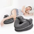 BST Orthopedic Leg Pillow Memory Foam Ergonomic Knee Pillow For Side Sleepers Knee Pillow For Back Pain Leg Cushion For Sleep. 