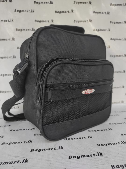 Side Bag | Shoulder Bag | Lunch Bag | GEM Bag | Travel Office Black | Men Women Storage Bags