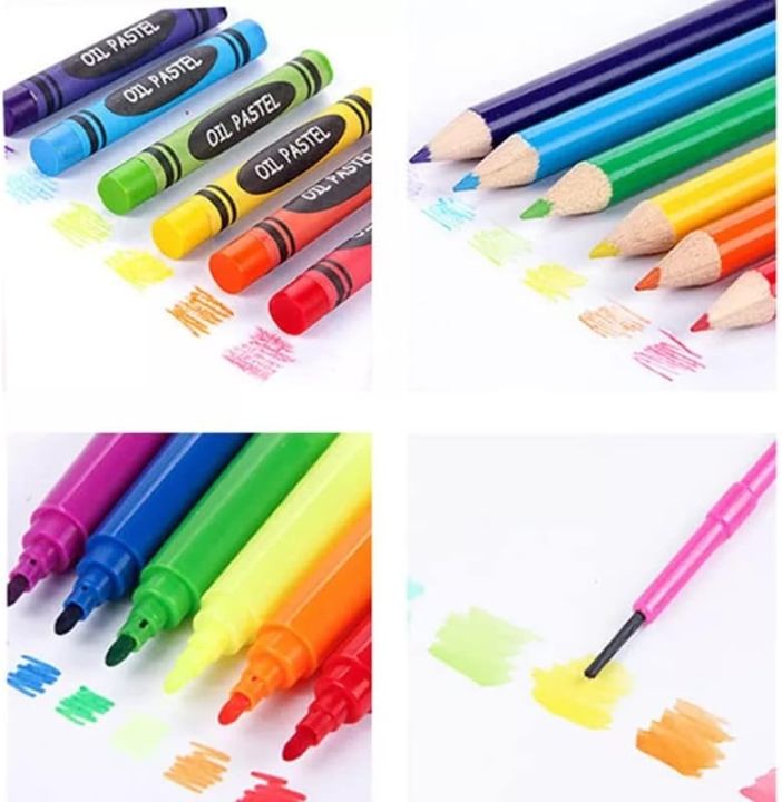 Super%20Mega%20208%20Pcs%20Art%20Set%20Kids%20Childrens%20Colouring%20Drawing%20Painting%20Arts%20&%20Crafts%20Case%20-%20Image%206