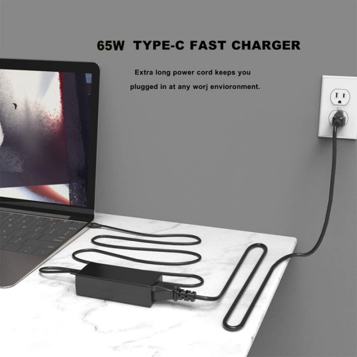 USB-C%2065W%2045W%20Charger%20Adapter%20For%20Lenovo%20ThinkPad%20T480%20T490%20T580%20ADLX65YDC2A%20ADLX65YLC2D%20chromebook%202nd%20Gen%20S330%20Laptop%20Power%20-%20Image%206