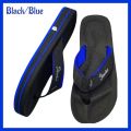 Islander 'Black/Blue' Men's non-slip rubber soles 100% Authentic and Original Colored slippers/Flipflops. 