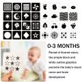 High Contrast Baby Visual Stimulation Cards  (20 cards /40 pictures). 