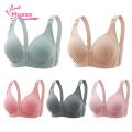 Muses Mall Non-wired Push-up Bra Comfortable Front Closure Push Up Bra for Women Soft Breathable Adjustable Straps No Wire Padded Solid Color Lady Bra Ideal for Southeast Asian Buyers Adjustable Shoulder Strap. 