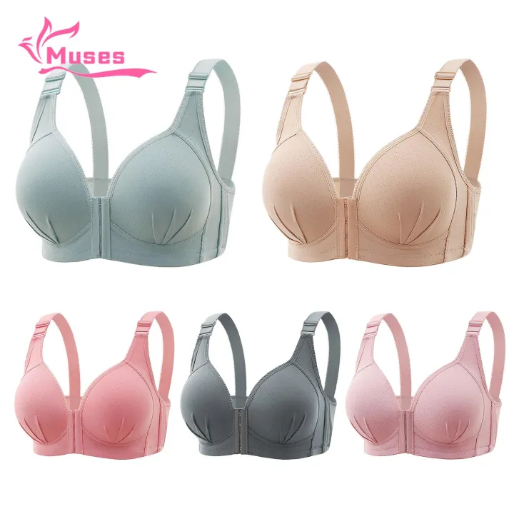Muses%20Mall%20Non-wired%20Push-up%20Bra%20Comfortable%20Front%20Closure%20Push%20Up%20Bra%20for%20Women%20Soft%20Breathable%20Adjustable%20Straps%20No%20Wire%20Padded%20Solid%20Color%20Lady%20Bra%20Ideal%20for%20Southeast%20Asian%20Buyers%20Adjustable%20Shoulder%20Strap%20-%20Image%206